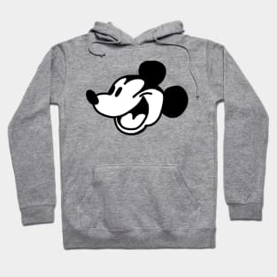 Steamboat Willie Cartoon Mouse Portrait Hoodie